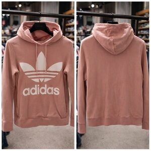Adidas Originals Trefoil Hoodie Pink Medium | 100% Cotton (Thick and comfy)
